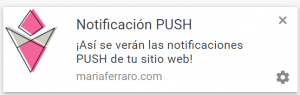 Crear Notificaciones Push Web Blog WordPress